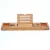 Import adjustable extension bathroom shower bamboo caddy tray from China