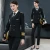 Import Airline Flight Attendant Navy Black Color Women Pilot Suit Uniform from China
