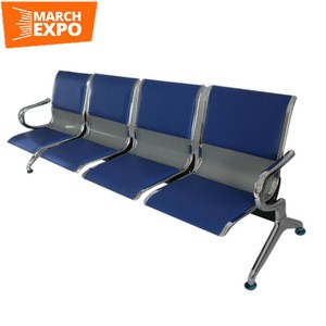 airport furniture 4 seater metal waiting chair stainless steel