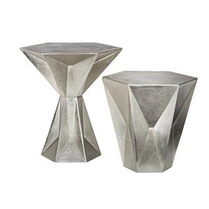 aluminium designer coffee table