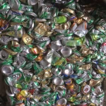 ALUMINUM WHEEL SCRAP TREAD  SCRAP TAINT-TABOR  TENSE Aluminum Scrap EXTRUSION