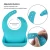 Import Amazon Food Grade BPA Adjustable Waterproof Bandana Weaning Silicone Bib Fit Easily Clean Comfortable Soft Baby Bibs from China