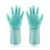Import Amazon Hot Sale Heat Resistant Magic Silicone Dishwashing Gloves With Wash Scrubber from China
