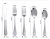 Import Amazon hot sale multiple colored Cutlery Set flatwar set stainless steel cutleri guangzhou tableware from China