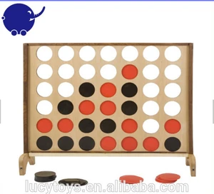 Amazon Hot Sale Outdoor Game Giant 4 in a Row Wooden Game in Yard and Garden