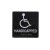 Amazon Hot Sell Customizable Unisex Handicaps Office Restroom Door ADA Braille Exit Signs