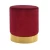 Import Amazon Velvet Ottoman Gold Metal Base Best Quality Fabric Stool for Living Room from China