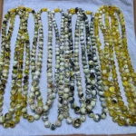 Amber jewelry Natural amber Russian characteristic amber tower chain 10-20mm Orio beads