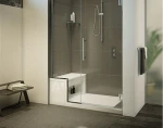 American white Artificial stone stone resin shower tray, 60 inch shower base sizes