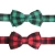 Import Amigo British Plaid Red Green Christmas Dog Collar With Flower Bowknot,Classic Floral Adjustable Breakaway Bowtie Pet Collar from China