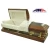 Import ANA intelligent factory funeral supplies colored traditional American style last supper 18 ga steel metal coffin Casket from China