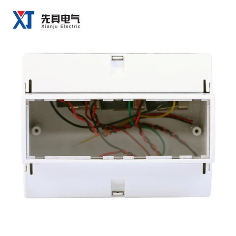Anti Flaming7P Internal Transformer Electric Energy Meter Shell Three Phase Power Electricity Meter Housing Customized 35mm Rail