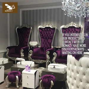 Antique luxury beauty salon king luxury spa pedicure chair foot spa pedicure chair
