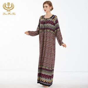 Buy Arabic Style Middle East Traditional Robe Muslim Islamic Clothing ...