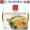 Asianmeals Malaysian Halal Turmeric Coconut Instant Rice Noodle Soup Bowl