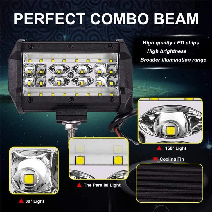 Auto Car Accessories 5 inch 84W LED work light Bar Off road driving lights truck boat tractor headlamp DRL led driving Fog Light