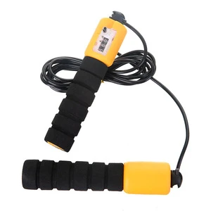 Automatic Counting Jump Rope with Accurate Counter Adjustable Skipping Ropes for Home Gym Fitness