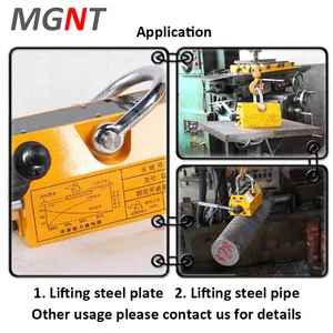 Automatic neodymium magnet magnetic lifter lifts 3 ton metal sheet