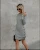 Import Autumn 2020 Womens Dress Hot Sales of the New long-sleeved round collar cotton fabric side slit lace up casual dresses from China
