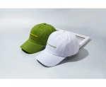 Avocado green hat female summer wild small letter baseball cap curved Leisure cap visor sunshade hat 100% cotton sports cap hat