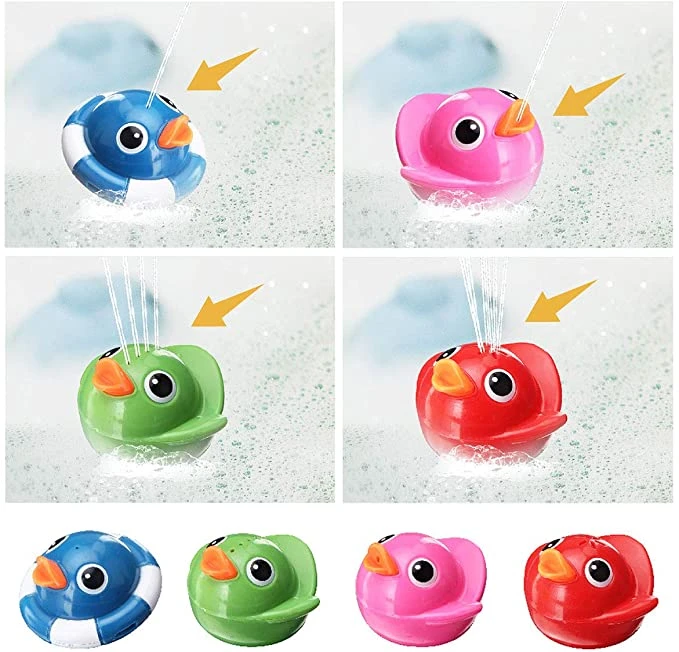 Baby Bath Toys Bath ToysWater Spray Yellow Duck, 4 Water Spray Modes Childrens Favorite  Bath Spray Toys Bathtub Toys