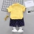 Import baby boys clothes short sleeve gentleman suit bow tie boy dress  clothes kids boy clothing sets polo shirt with short pants from China