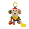 Baby Kids Rattle Toys Cartoon Animal Plush Keychain Hand Bell Baby Stroller Crib Hanging Rattles Infant Baby Toys Gifts