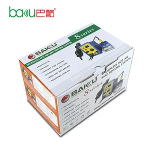 BAKU BK-858L High-quality 110V/220V LED plastic Digital SMD welding hot air heat gun for repair cellphone