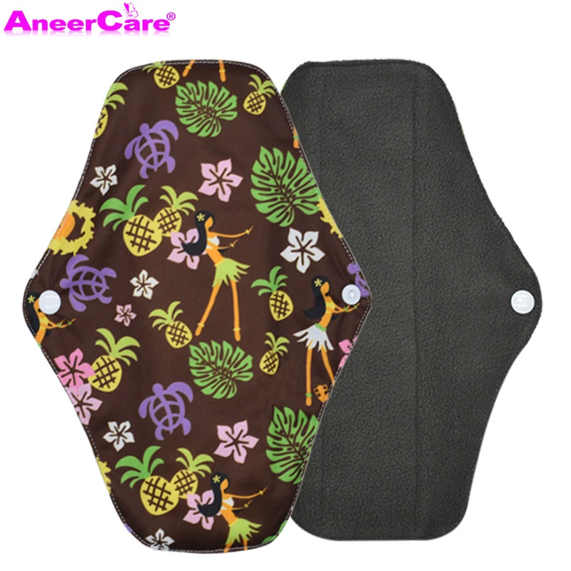 Bamboo Pad Menstrual Cloth Pads for Women Napkin Reusable Sanitary Napkins