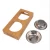 Import Bamboo Water Bowls Stand Feeder with 2 Stainless Steel Bowls and Anti Slip Pet Bowls for Cats and Dogs from China