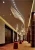 Banquet hall custom crystal Lighting Large Ribbon Shaped hotel Lobby Glass Chandelier  Restaurant Light Corridor Light