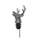 Import Bar Accessory Red Wine Bottle Stopper Aerator Stag Deer Head Wine Stopper with Silicone Rubber Fitting Deer Wine Pourer from China