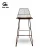 Import Bar Garden Living Room Leisure Furniture Modern Cross Back Kitchen Steel Barstool Stool Industrial Padded Stools Bar Chair from China