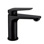 Bathroom accessories good quality basin faucet, chrome finish faucet black water taps with watermark & wels 1360 3B