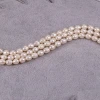 Beautiful and Elegant7-8mm Loose Pearls, Oval White Pearl Beads for Bridal Jewelry