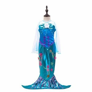 Beautiful mermaid costume for child