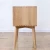 Import Bedroom furniture bedside table small cabinet solid wood two drawers from China