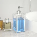 Best Price 500ml Or Customized Size Liquid Soap Acrylic Soap Dispenser Bottle