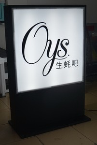 best price custom acrylic advertising light box with unique design