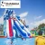 Best price summer water play equipment and water park games slide city with inflatable pool for adult