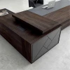 Best selling factory wholesale wooden executive office desk for chairman big boss