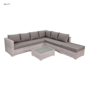 BHR Amazon corner sofa set furniture sofa  rattan corner set luxury