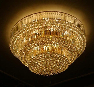 Big Luxury Modern Chandelier Crystal Ceiling Lamp Chandelier LED Light Crystal Chandelier Pendant Light