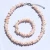 Import Big shell chain necklace shell beads stone necklace set from China