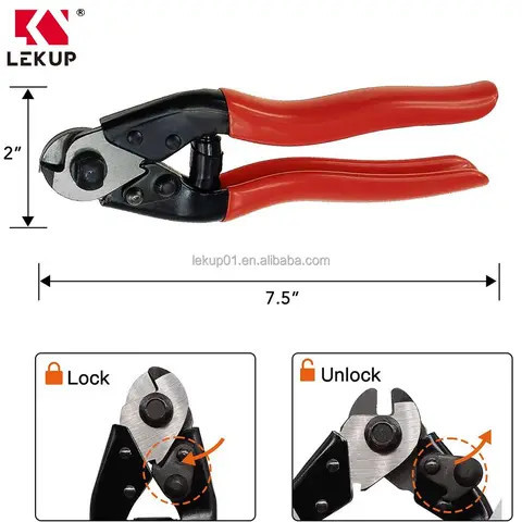 Buy Bike Bicycle Brake Cutter Diy Projects Cable Cutter Heavy Duty Wire ...