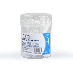 Biodegradable Tooth Cleaner Plastic Angled Toothpick Wax Teeth Flossing Bulk Flat Dental Floss Stick Picks
