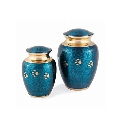 BLUE FIRE WITH FLYING EAGLE PET CREMATION URNS  Funeral supplies