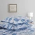 Import Blue Fish Pattern 1 Pc Bed Cover + 2 Pc Pillowcases European Style Printed Bedspread Thickening Blanket from China