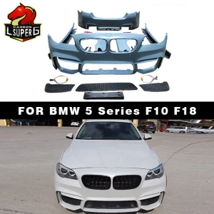 Body Kit For BMW 5 Series F10 F18 2012-Transboundary version M4 Body Kit PP Front Bumper Rear Bumper Fender Side Skirts