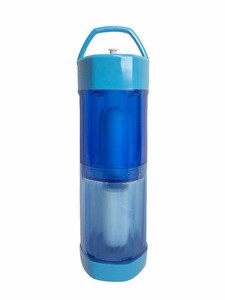 Bottle water purifier, Portable water purifier, Mineral water, Alkaline water, aid items, aid goods